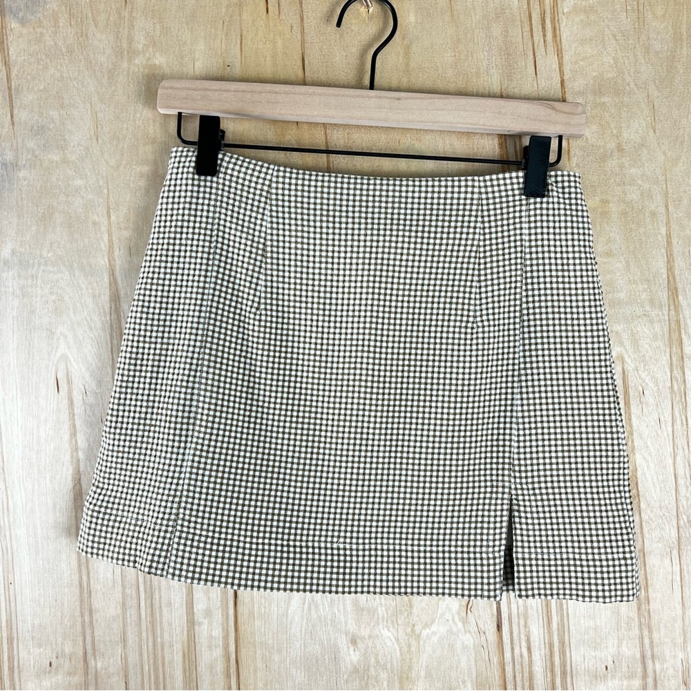 Oak + Fort Plaid Skirt